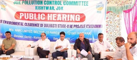 Public hearing on environmental clearance of Dulhasti Stage-II H.E. Project held at Kishtwar