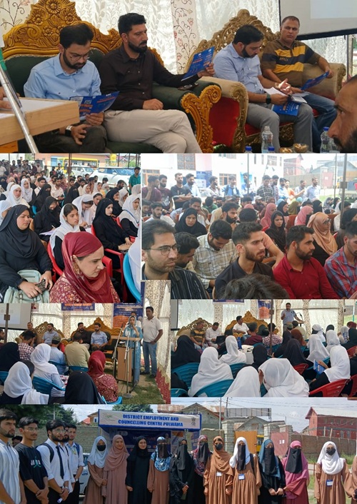 Distt admin Pulwama organises entrepreneurship mela under Mission YUVA
