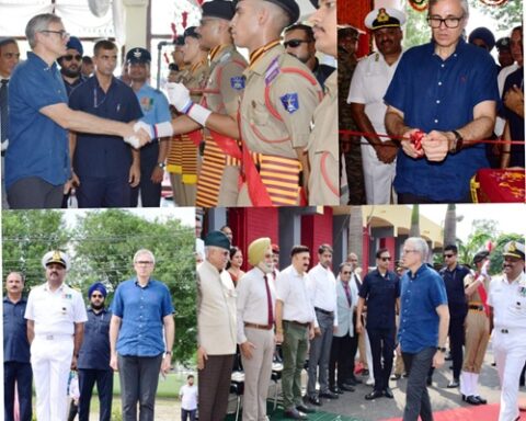 CM Omar Abdullah inaugurates girls’ hostel ‘Triveni’ at Sainik School Nagrota on 56th Raising Day