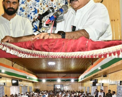 Rana attends Tribal Conference at Anantnag